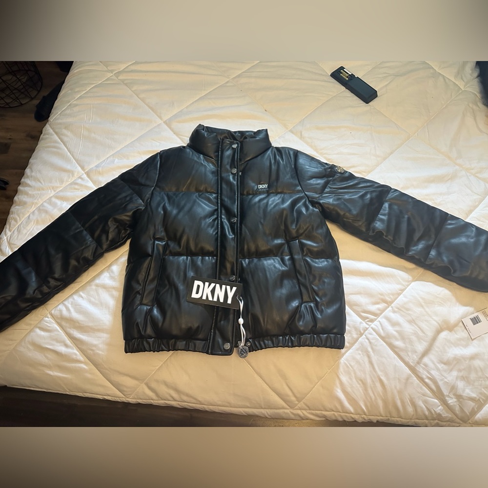 DKNY GIRLS WINTER COAT PUFFER